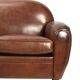 Vintage leather club sofa