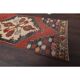 Vintage Turkish Oushak Handmade Wool Cotton Red Runner Rug 73x330