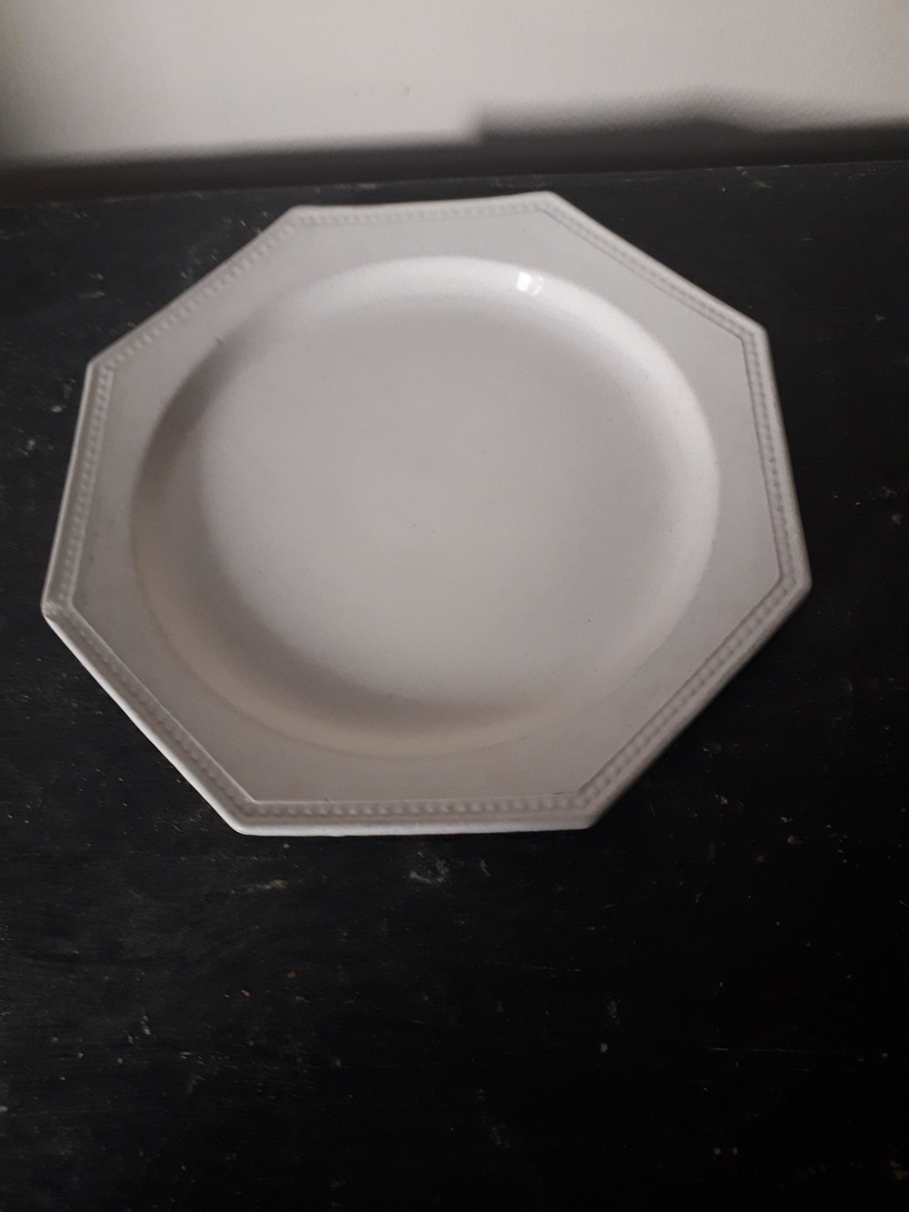 5 plates faience Creil and Montereau XIX