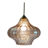 70's amber glass suspension design