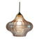 70's amber glass suspension design