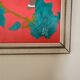 Peinture Siv Holme 1971 / Homme Africain Jouant Du Tambour