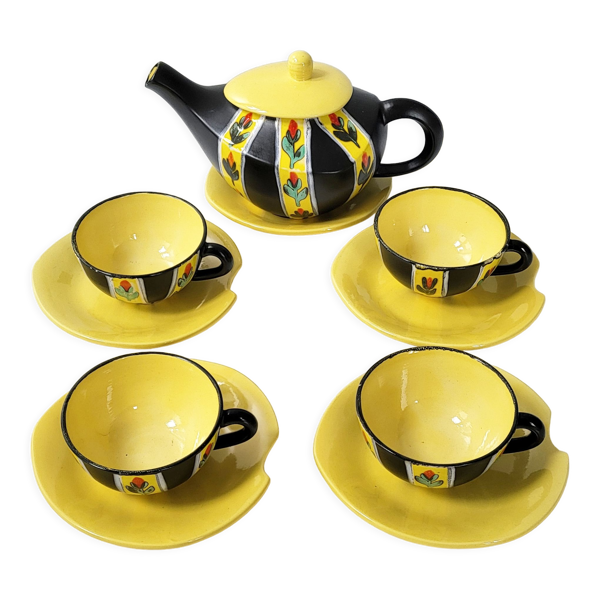 Service à café vintage gabriel fourmaintraux 1950