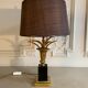Brass Baker Lamp, Epis / Fern, Belgium, 1970