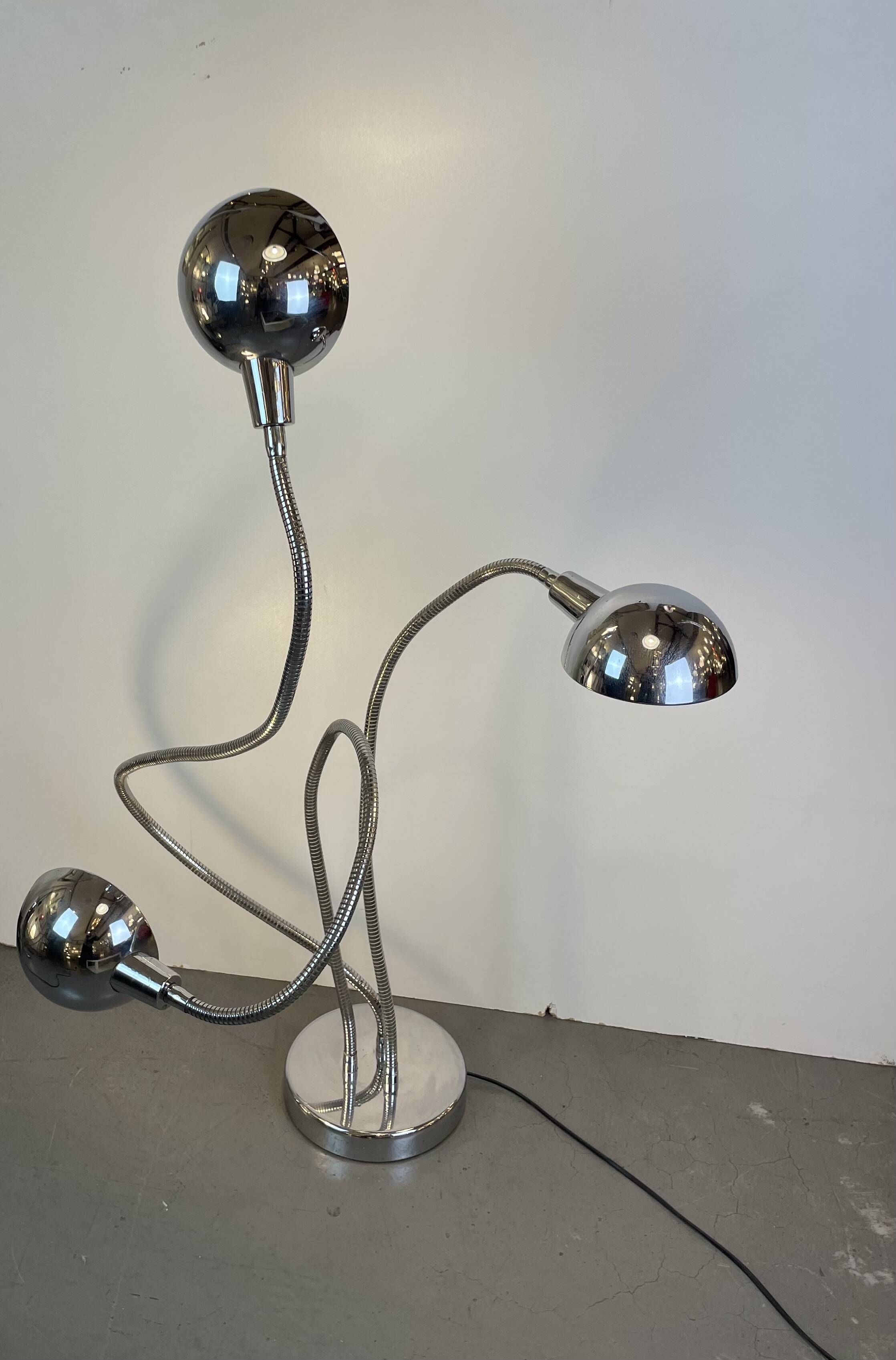 Hydra, Floor lamp by Pierre Folie for Jacques Charpentier, France, 1960