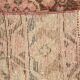 Tapis de couloir vintage rouge et rose 3x13, 91x399Cm