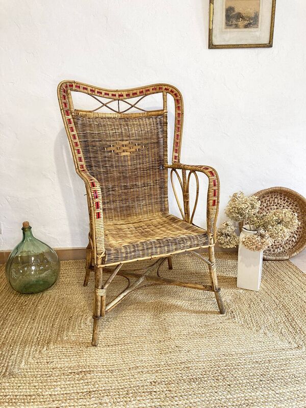 Fauteuil en rotin