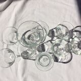 10 engraved foot glasses