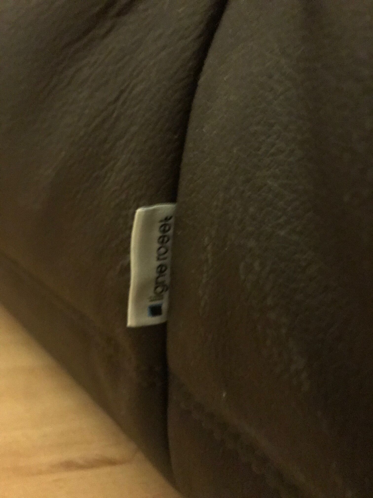 Michel Ducaroy's 2-seater Togo Sofa for Ligne Roset, chocolate leather