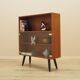 Teak display cabinet with glass doors, Denmark, 1970s