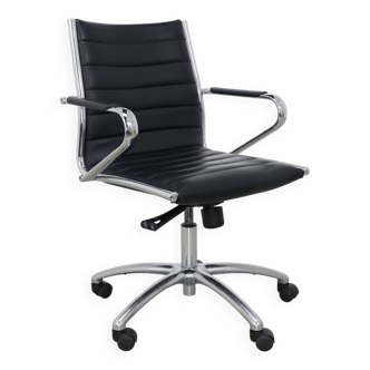 Chrome office chair by Sitland Italy, 2000s