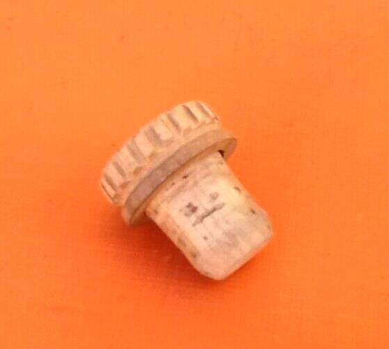 1940s Bottle Woven natural wicker