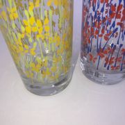 Set of 5 antique glasses