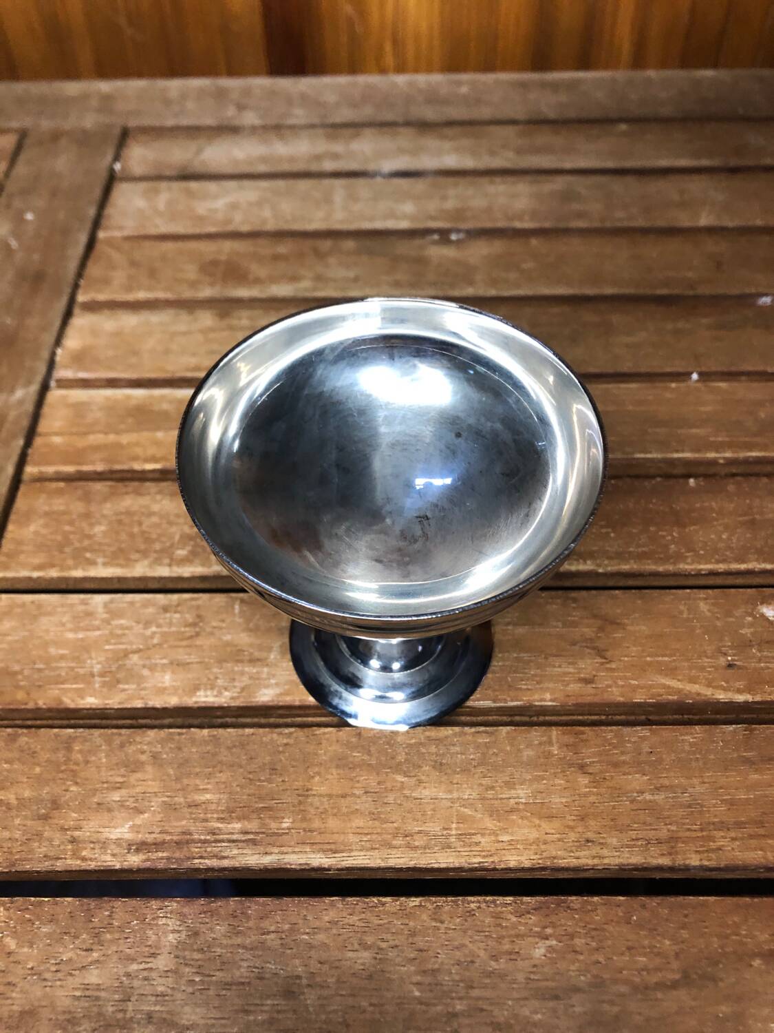 Série de 6 coupes a glace rémy letang inox made in france vintage #a510