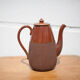 Glazed clay coffee or tea maker