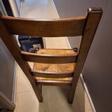 Set of 4 Monastery chairs in solid oak wood