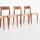 Chaises de salle à manger Niels Otto Moller modèle 77 en teck, Danemark, 1960