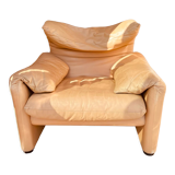Fauteuil Maralunga de Vico Magistretti pour Cassina, Italie 1972