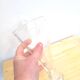 Blown glass wall-mounted bouquet holder vase