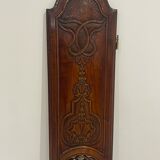 Clock door carved and openwork wood