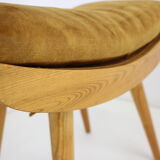 Mid-Century Wooden Stool or Footstool/Uluv, 1960s, Czechoslovakia Status, Submit