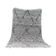 Small Moroccan Berber carpet handmade Black Zanafi 100x160 cm