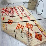 Handmade Moroccan Berber carpet 250 x 147 CM