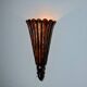 Art Deco wall light in carved wood, France, 1930