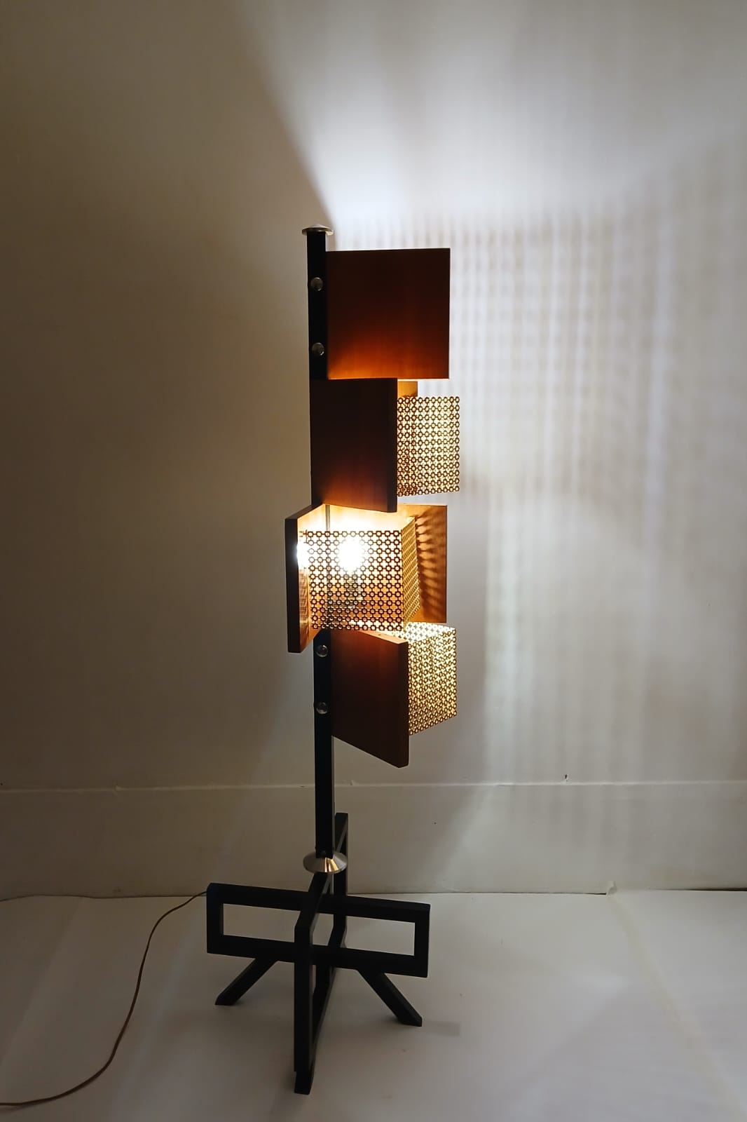 Rare modernist vintage floor lamp