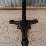 Vintage bar / bistro table in cast iron and marble