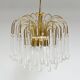XL waterfall chandelier of Murano glass, 1970s