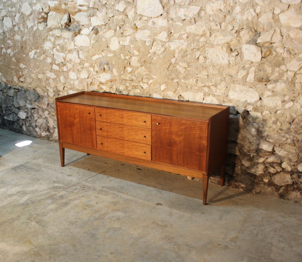 Vintage Scandinavian style teak sideboard by Younger, 60s