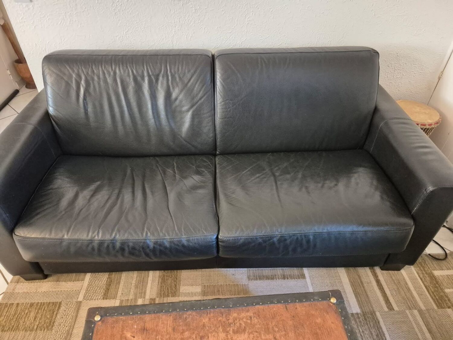 Leather sofa
