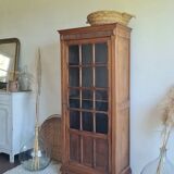 Antique Parisian glass cabinet in the style of a hosier