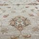 Traditional Living Room Rug, Cream Red Floral Oriental Carpet 119x175cm