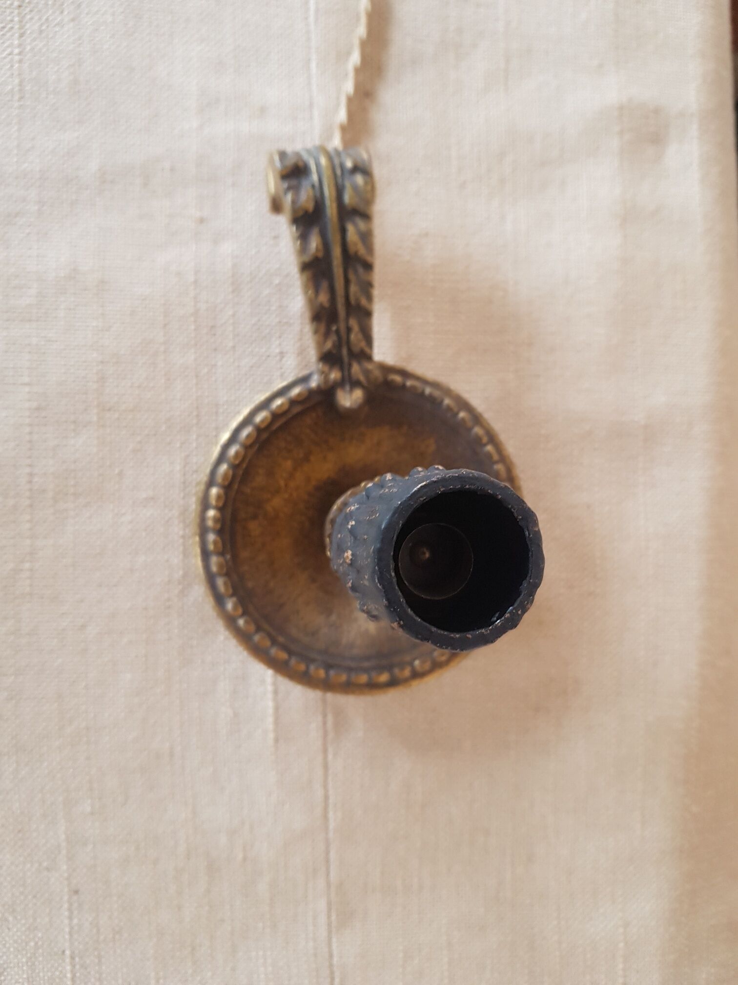 Bronze lamp foot candlestick candlestick cellar rat