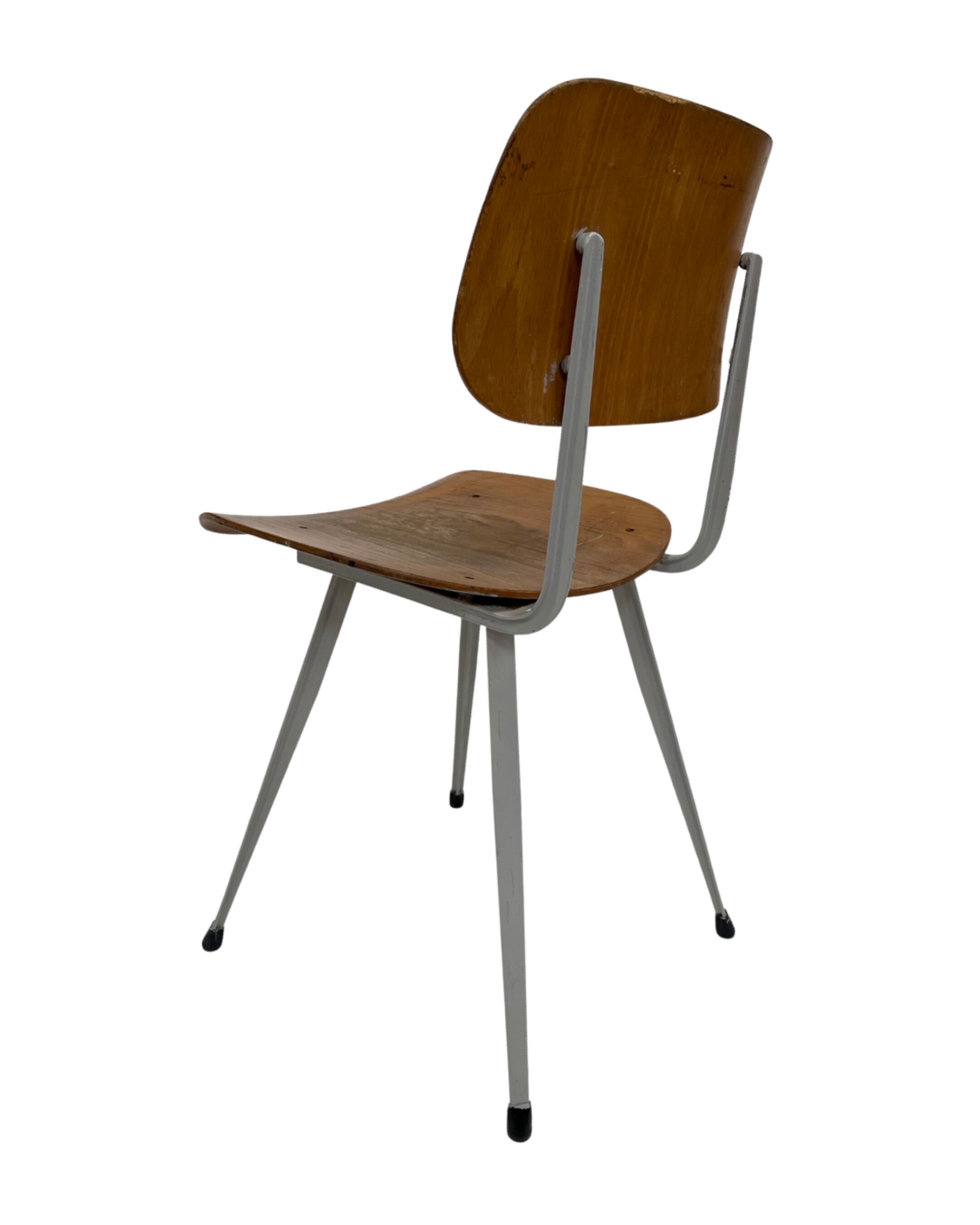 Vintage marko holland school chair 1960s design