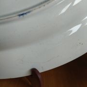 Old service dish k&G Lunéville model Laetitia