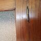Cabinet old type pharmacy two wooden doors granitées