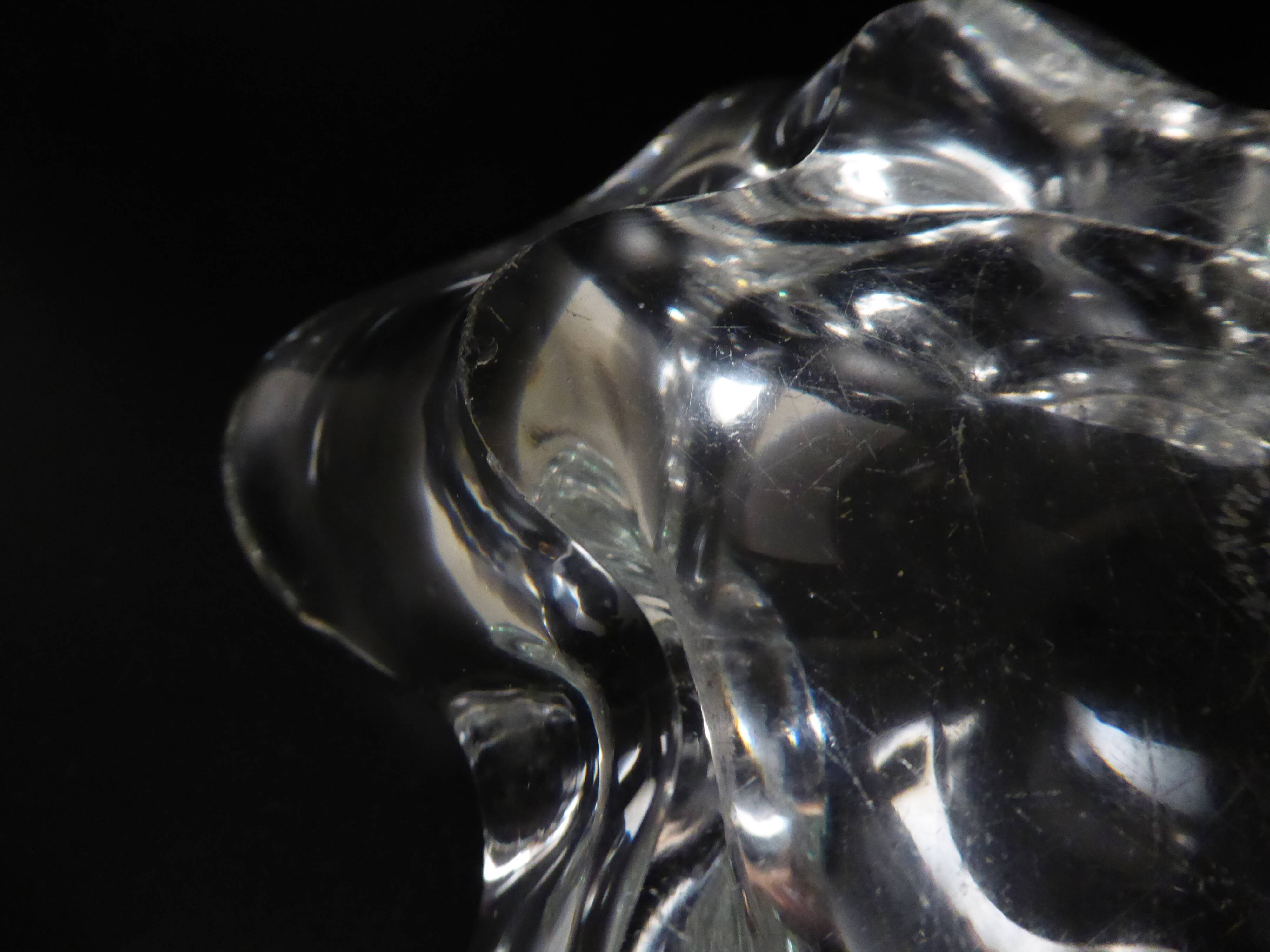 Ashtray or empty crystal pocket of Sèvres