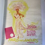 Original gouache of the poster "Paris, My Loves" by Joséphine Baker, 1959 • ART
