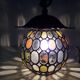 Retro wall light - Globe colored cloisonné glasses. - 1950-60