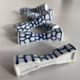 Lot de 6 porte-couteaux ou baguettes en porcelaine bleue