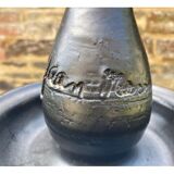 Ceramic candle holder signed Jean Marais Vallauris ceramics