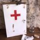 Wooden medicine cabinet