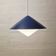 "Kuli" blue and white ceiling lamp 1960s - Svea Winkler Orno Finland | Vintage design lamps