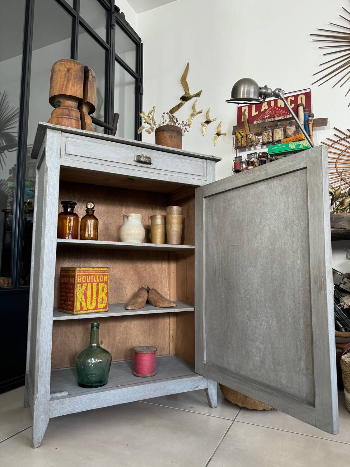 Old vintage Parisian buffet