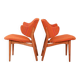 Paire de fauteuils "306" par Jens Hjorth
