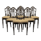6 Chaises Hepplewhite (anglais vers 1780)