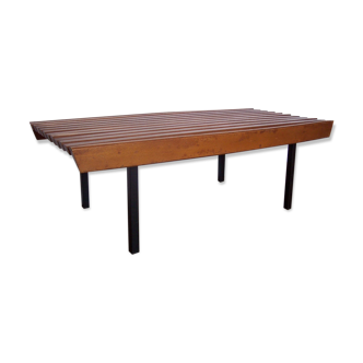 50s slatted low bench